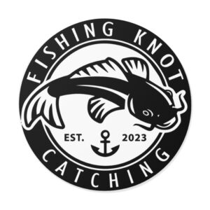Fishing Knot Catching Vinyl Stickers, Waterproof Fishing Decals, Outdoor Enthusiast Stickers, Catch of the Day Accessories, Fisherman Gifts